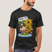 海賊 8歳 海賊万歳 Tシャツ (正面)
