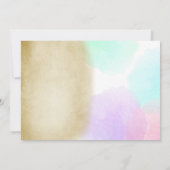 海賊 or マーメイドの誕生日招待状 兄弟姉妹と一緒 招待状 (裏面)