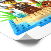 海賊Argh建物ブロックブリックマスタービルダー ポスター (角)