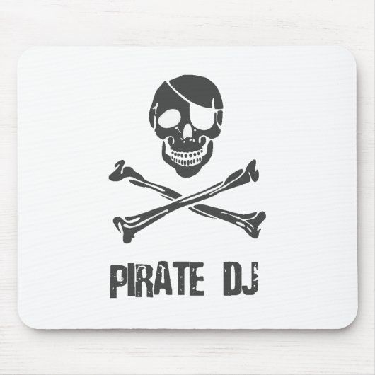 海賊DJ -ディスクジョッキー音楽盗人 マウスパッド (正面)