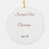 海賊KIDSの警告 セラミックオーナメント (裏面)