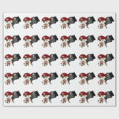 海賊KIDSの警告 ラッピングペーパー (フラット)