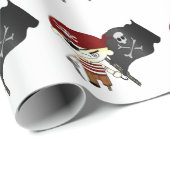 海賊KIDSの警告 ラッピングペーパー (ロールコーナー)