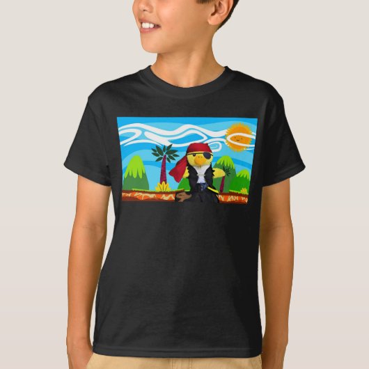 海賊Tシャツのダニー・ダック Tシャツ (正面)