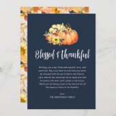 海賛美に感謝の青い感謝祭 シーズンカード (正面/裏面)