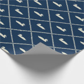 海軍あや目陰影のマガモの包装紙 ラッピングペーパー (角)