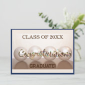 海軍おめでとうございます大学院卒園気球 招待状 (スタンド正面)