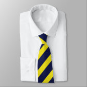 海軍およびトウモロコシの斜めストライプのなタイ ネクタイ (タイ)