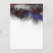 海軍およびバーガンディの結婚式の詳細の挿入物 エンクロージャーカード (裏面)