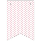 海軍および赤面のピンクのプレッピーな旗布 バンティングフラッグ (第1の旗)