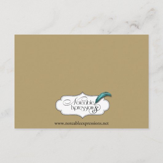 海軍および金ゴールドの仮面舞踏会の結婚式の方向 エンクロージャーカード (裏面)