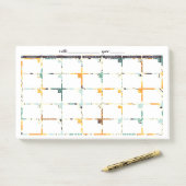 海軍および金ゴールドフローラの事後未確定カレンダー ポストイット (デスク)