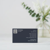 海軍および銀の名刺 名刺 (スタンド正面)