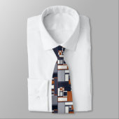 海軍および錆の世紀半ばのモダンパターン ネクタイ (タイ)