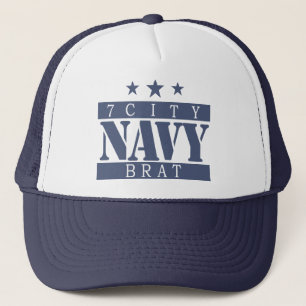 海軍がき-青いロゴ キャップ