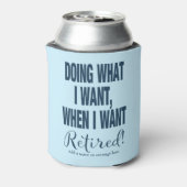 海軍で希望する退職金 缶クーラー (缶裏面)