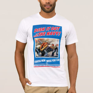 海軍とそれを分配して下さい! Tシャツ