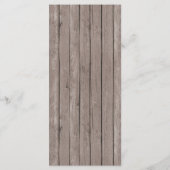 海軍とウッドボーイ素朴バプテスマカスタムイベント メニュー (裏面)