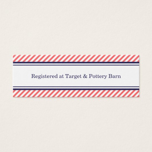 海軍とコーラル航海のの結婚挿入カード (正面)