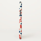 海軍とサンゴの抽象芸術パターン Case-Mate iPhoneケース (裏面/右)