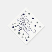 海軍とシルバーの退職パーティー、カスタムナプキンス スタンダードカクテルナプキン (角)