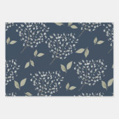 海軍とセージフローラ ラッピングペーパーシート (正面)