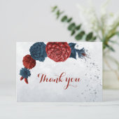 海軍とブルゴーニュの花の植物学 サンキューカード (スタンド正面)