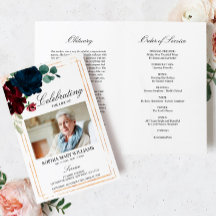 海軍とブルゴーニュの葬儀プログラム |サービスの順序