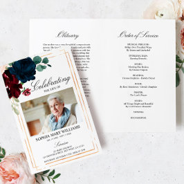 海軍とブルゴーニュの葬儀プログラム |サービスの順序