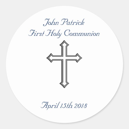 海軍とホワイトコミュニオン ラウンドシール (正面)