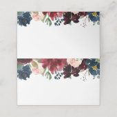 海軍とマルサラの結婚フローララベルカード プレイスカード (外部開封)