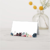 海軍とマルサラの結婚フローララベルカード プレイスカード (裏面)