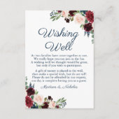 海軍とマルサラフローラ結婚の願い井戸のカード エンクロージャーカード (正面)