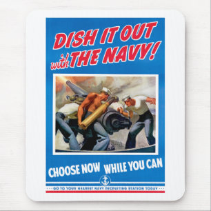 海軍と一緒に食べろ! マウスパッド