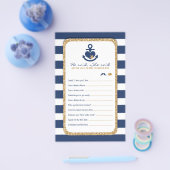 海軍と航海の金ゴールド彼は、彼女はフライヤーと言った チラシ (シングル)