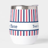 海軍と赤のストライプ、アメリカ、愛国心 (左面)