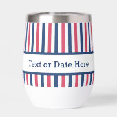 海軍と赤のストライプ、アメリカ、愛国心 (背面)