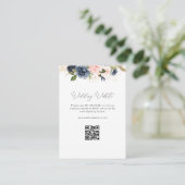 海軍と赤面のフローラ結婚のウェブサイト エンクロージャーカード (スタンド正面)