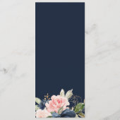 海軍と赤面のフローラ結婚のメニュー メニュー (裏面)