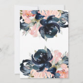 海軍と赤面の性別が招待を明らかにする。誘致 招待状 (裏面)