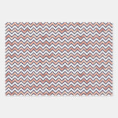 海軍と赤面パーティー |青いピンクの紙吹雪バルーン ラッピングペーパーシート (正面3)