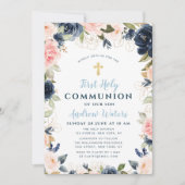 海軍と赤面フローラ第1回聖餐会 招待状 (正面)