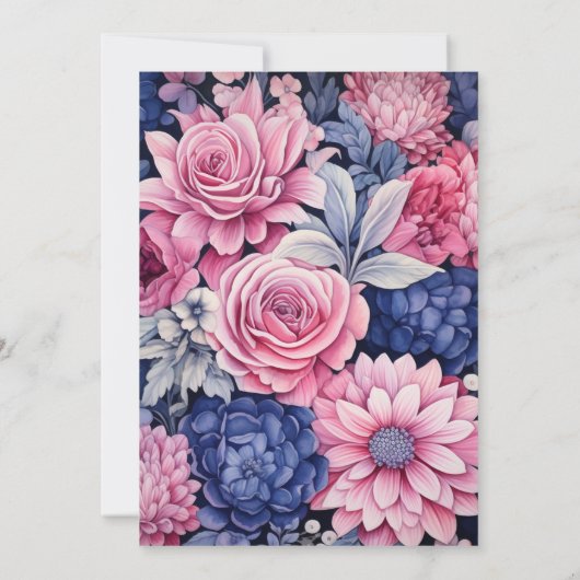 海軍と赤面フローラ結婚ズ 招待状 (裏面)