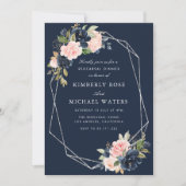 海軍と赤面フローラ銀のリハーサルディナー 招待状 (正面)