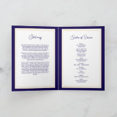 海軍と金ゴールドの葬儀の順序Photo Card カード (内部)