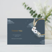 海軍と金ゴールドは月のサンキューカード 案内状 (スタンド正面)