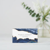 海軍と金ゴールドアガテ 名刺 (スタンド正面)