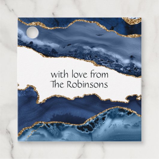 海軍と金ゴールドアゲ結婚ート フェイバータグ (正面)