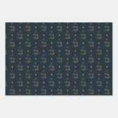 海軍と金ゴールドオホーリーナイト三賢人 ラッピングペーパーシート (正面3)