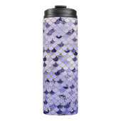 海軍と金ゴールドグリッターマーメイドはかりで測 タンブラー (正面)